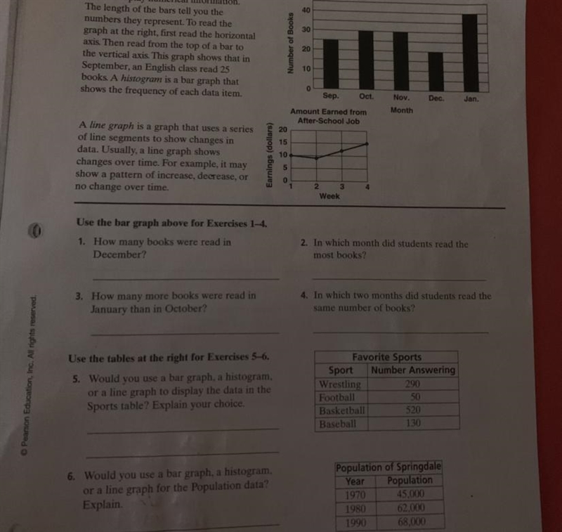 Bar Graphs and line Graphs (PLEASE HELP)-example-1