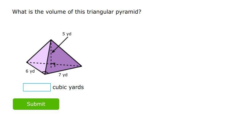 What is the volume of this triangular pyramid? Help Thanks question attach-example-1