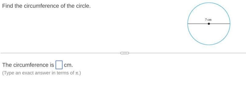 Find the circumference of the circle-example-1