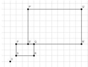 DP 2.6 Similar Polygons Triangle DEF is a dilation of triangle ABC with scale factor-example-1