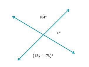 Given the figure below, find the values of x and z.-example-1