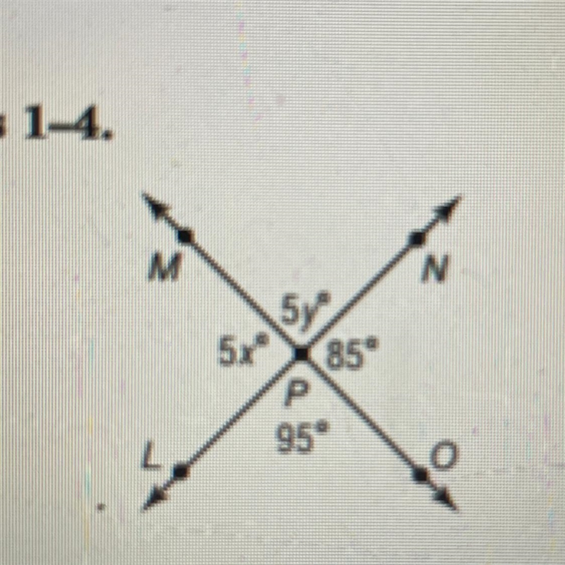 Find the value of x. Find the value of y.-example-1