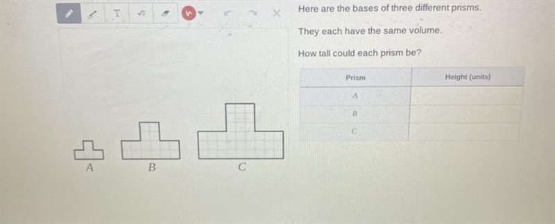 How tall can each prism be. Please and thank you!!!-example-1