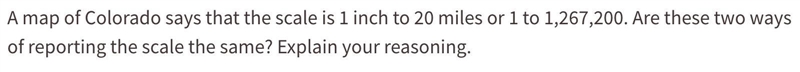 Are these two ways of reporting the scale at the same time? Explain your reasoning-example-1