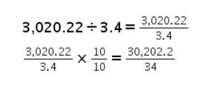 Write an algorithm to solve the problem with long division.-example-1