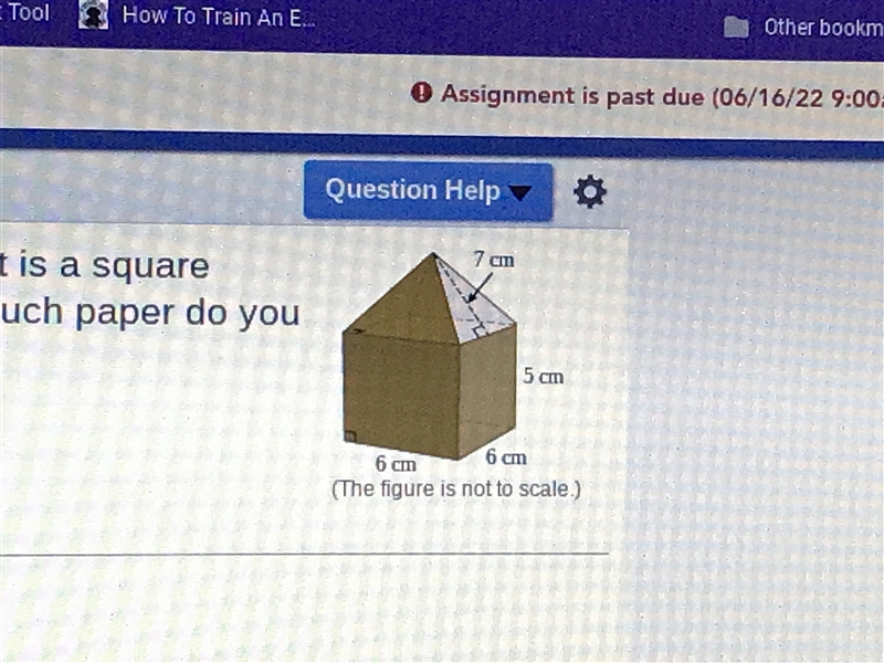 The bottom part of this block is a rectangle or prism. The top part is a square pyramid-example-1