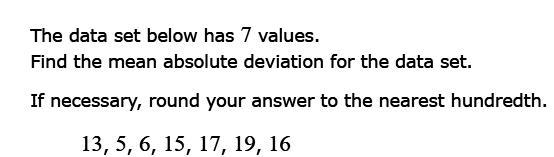 QUICK 20 POINTS - MEAN ABSOLUTE DEVIATION-example-1