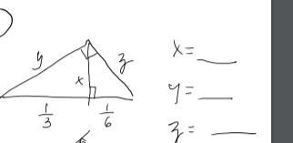 Solve for the missing variables. (Geometry)-example-1