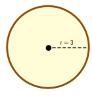 Calculate the area and perimeter of the circle.-example-1