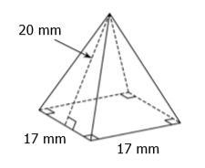 Find the surface area of the figure below. PLEASE HELP HAVE TO BE DONE BEFORE 4! 969 mm-example-1