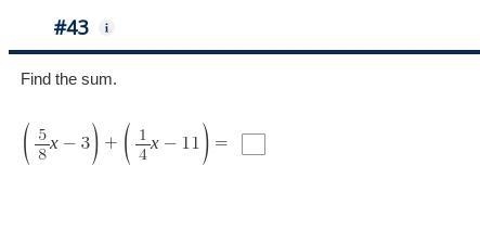 Find the sum (5/8x-3)+(1/4x-11)-example-1