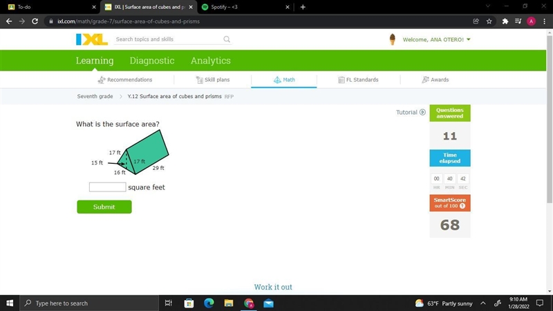 Please help me with this it is a 7th-grade surface, area, and cubes ixl-example-1