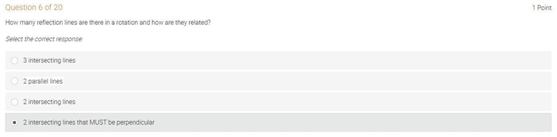How many reflection lines are there in a rotation and how are they related? Select-example-1