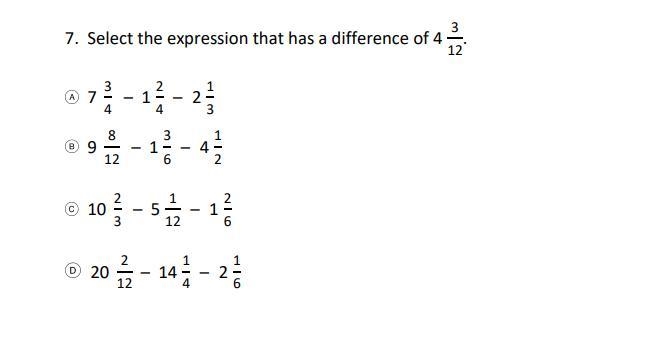 Subtract Mixed Numbers For 100 Points!-example-1