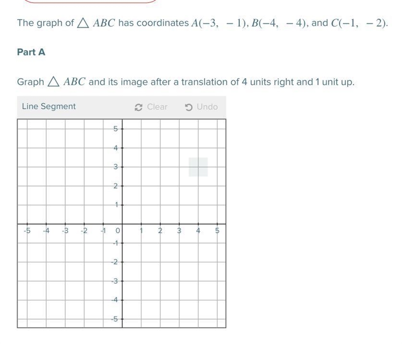 The graph of △ABC has coordinates A(−3, −1), B(−4, −4), and C(−1, −2)-example-1