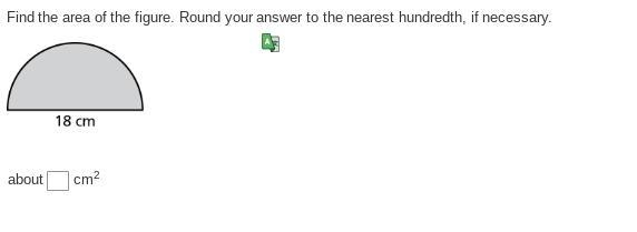 Find the area of the figure. Round your answer to the nearest hundredth, if necessary-example-1