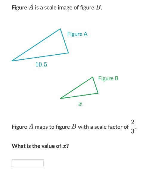 HELP PLS Figure AAA is a scale image of figure BBB. Figure AAA maps to figure BBB-example-1