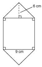 This figure represents a specialty design for a craft template, made of a square and-example-1