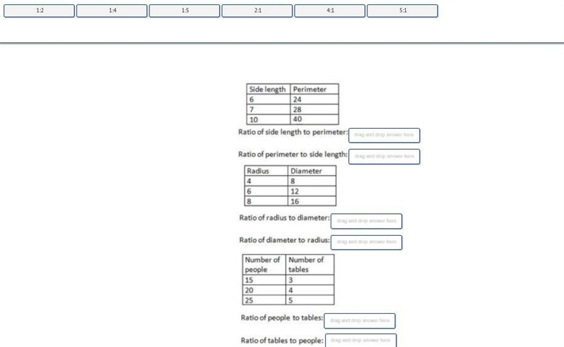 Use each table to find the requested ratio.-example-1