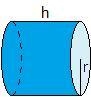 Note: Figure is not drawn to scale. If r = 6 units and h = 11 units, what is the volume-example-1