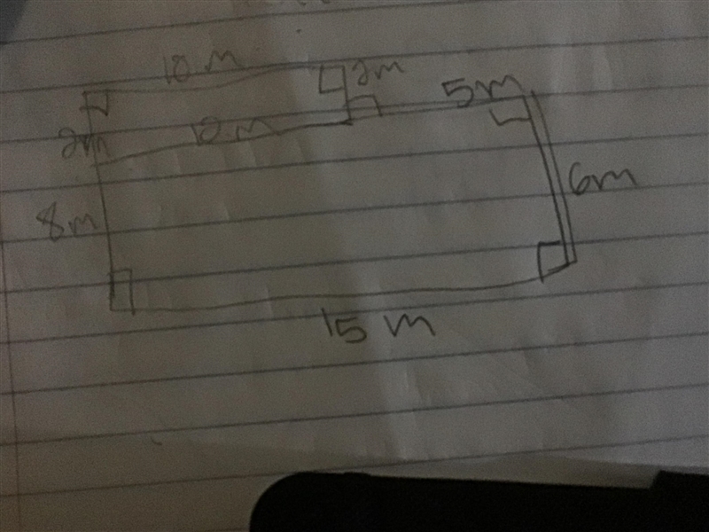 Help me find area and perimeter of this and explain so I can practice this problems-example-1