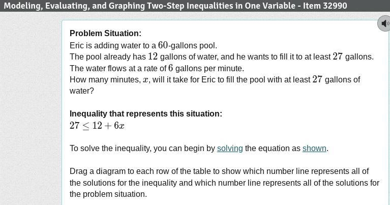 UH, a little help, please??? Problem Situation: Eric is adding water to a 60-gallons-example-2