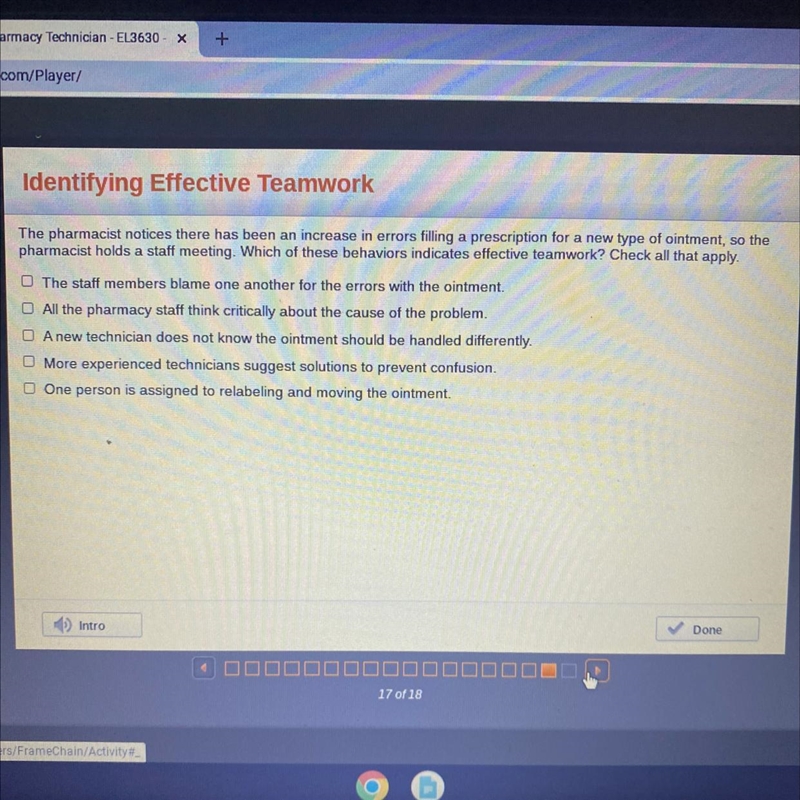 The pharmacist notices there has been an increase in errors filling a prescription-example-1