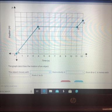 1.) Constant acceleration, constant velocity or positive acceleration2.) slows down-example-1