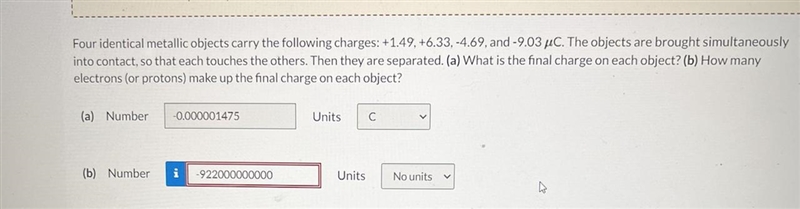 I need help with part B. I can’t put the scientific notation in this answer. For example-example-1