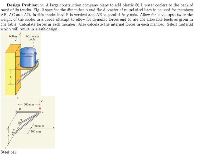 A large construction company plans to add plastic 60 L water coolers to the back ofmost-example-1