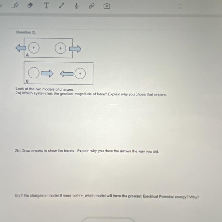 Look at the two models of charges-example-1