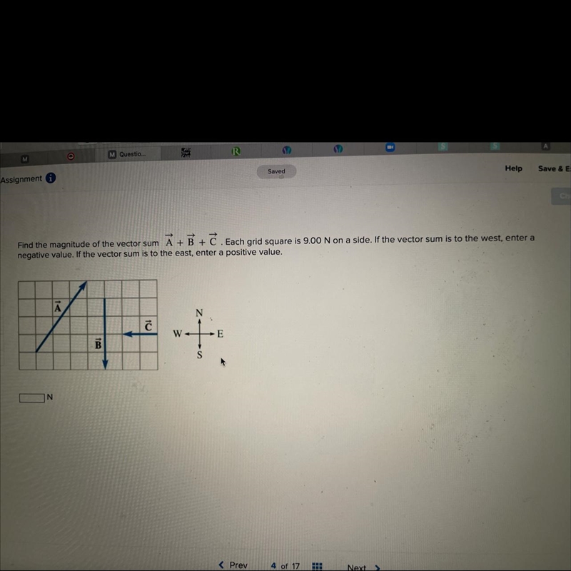 I need the fine the magnitude of the vector sum. ( please see photo )-example-1