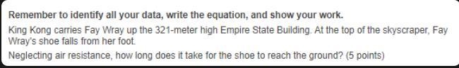 King Kong carries Fay Wray up the 321-meter high Empire State Building. At the top-example-1