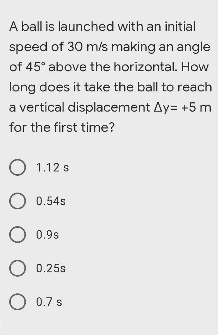 ball is launched with an initial speed of 30 m/s making an angle of 45° above the-example-1