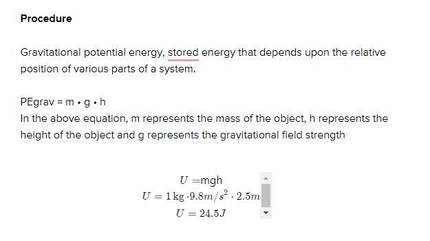 What is the gravitational potential energy of a 1kg book sitting on a shelf 2.5 meters-example-1