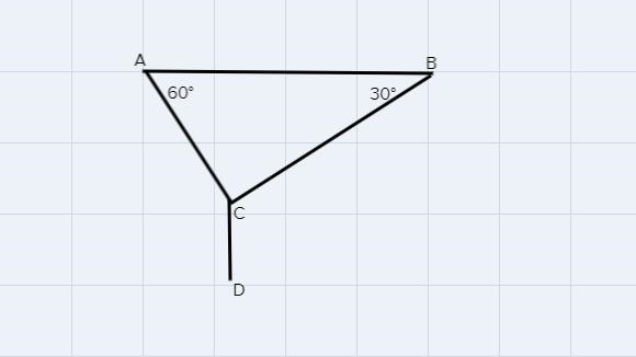 A 169.8-N bird feeder is supported by three cables as shown in the figure below. Find-example-1