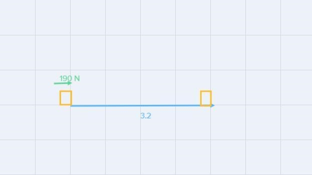 A worker pushes horizontally on a large crate with a force of 190 N, and the crate-example-1