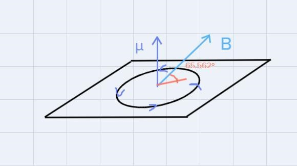 A rectangular loop of wire with a cross-sectional area of 0.812 m2 carries a current-example-1