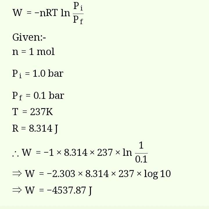 Calculate the reversible work done in compressing 1 ft3 of mercury at a constant temp-example-1