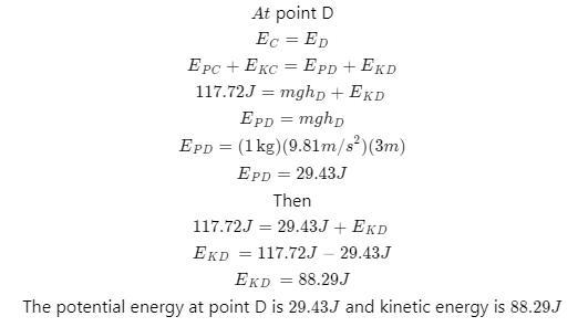 A 1-kilogram coconut falls out of a tree from a height of 12 meters. Determine the-example-4