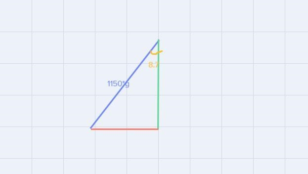 a 1150 kg car is on a 8.7 degree hill. Using X-Y axes tilted down the plane what is-example-3