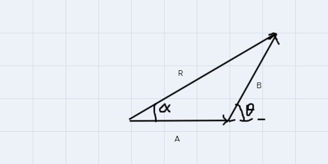 You are given two vectors to add. Draw the resultant then calculate its magnitude-example-1