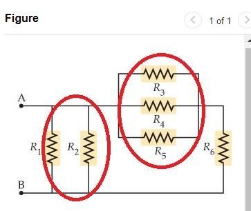 Find the equivalent resistance between points A and B shown in the figure(Figure 1). Consider-example-1