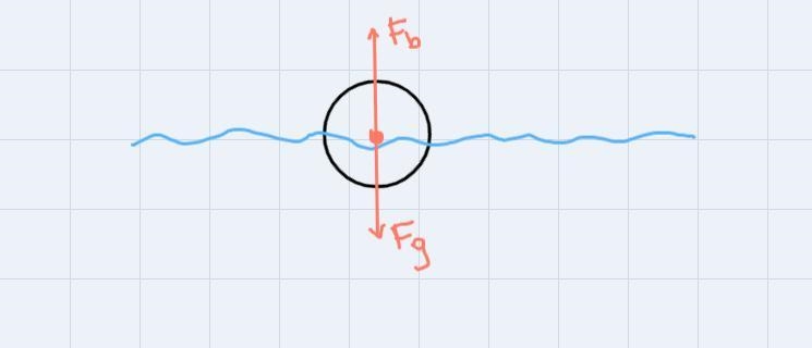 A ball with a mass of 2000 g is floating on the surface of a pool of water.What is-example-1