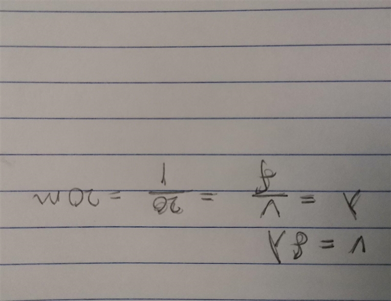 Wavelength is determined by dividing a wave's speed by its frequency. If a wave has-example-1