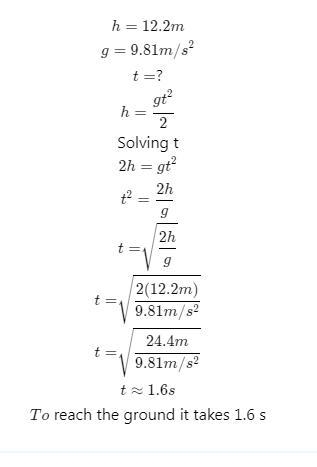 How much time will it tie for the ball to reach the ground-example-1