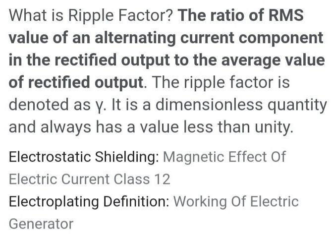 Difine Ripple Factor -,- ty!!​-example-1