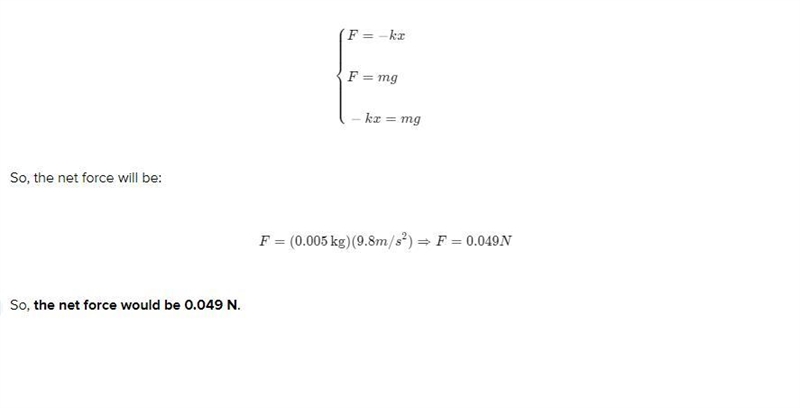 If the object is at rest what is the net force acting on it?-example-1