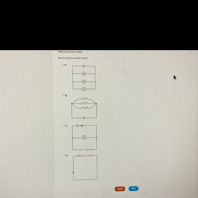 Which circuit is a series circuit ?-example-1