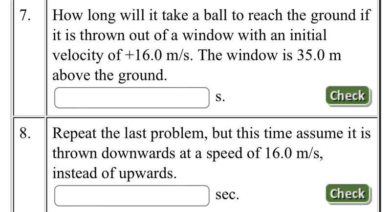 part a: How long will it take a ball to reach the ground if it is thrown out of a-example-1